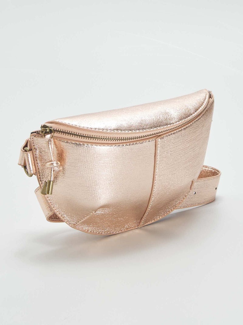Marsupio glossy MARRONE - Kiabi