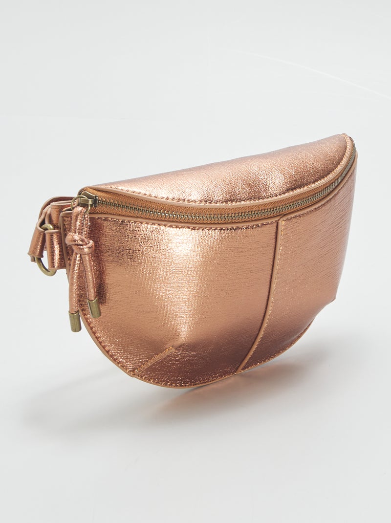 Marsupio glossy MARRONE - Kiabi