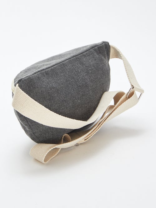 Marsupio grande con etichetta cucita - Kiabi