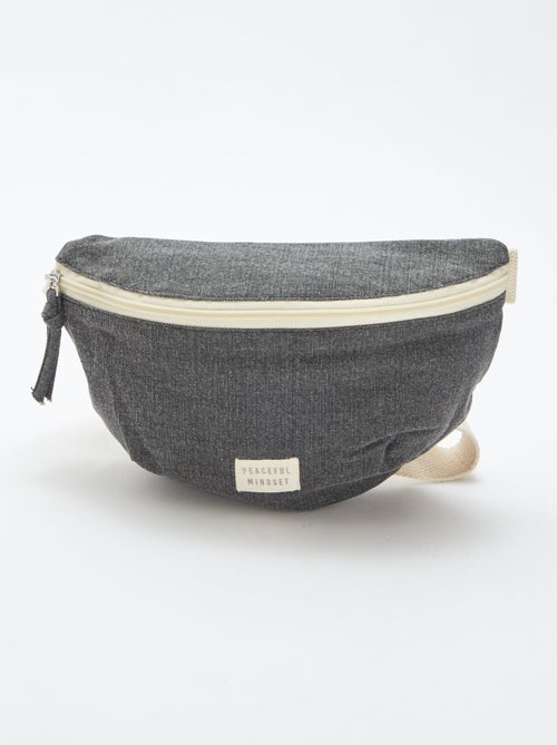 Marsupio grande con etichetta cucita - Kiabi