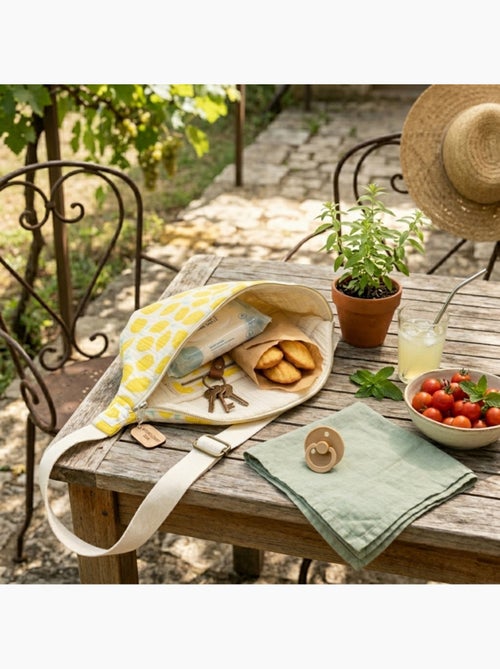 Marsupio in garza di cotone con stampa a - SAUTHON - Kiabi