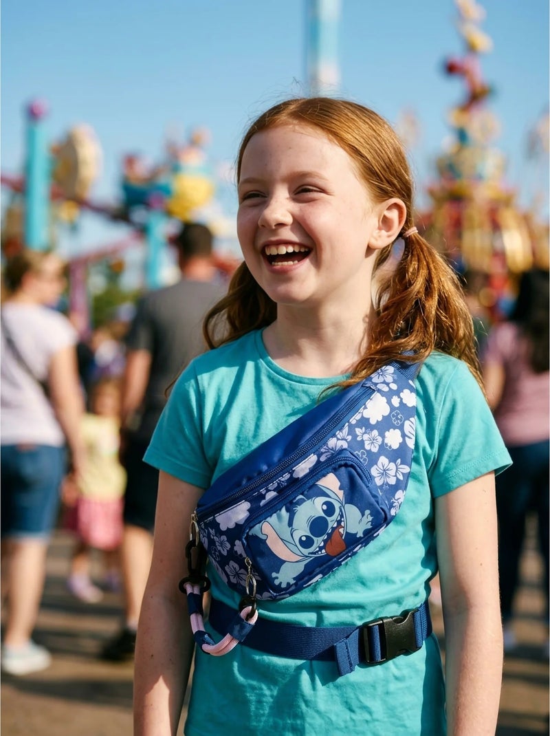 Marsupio in poliestere stitch disney Blu - Kiabi