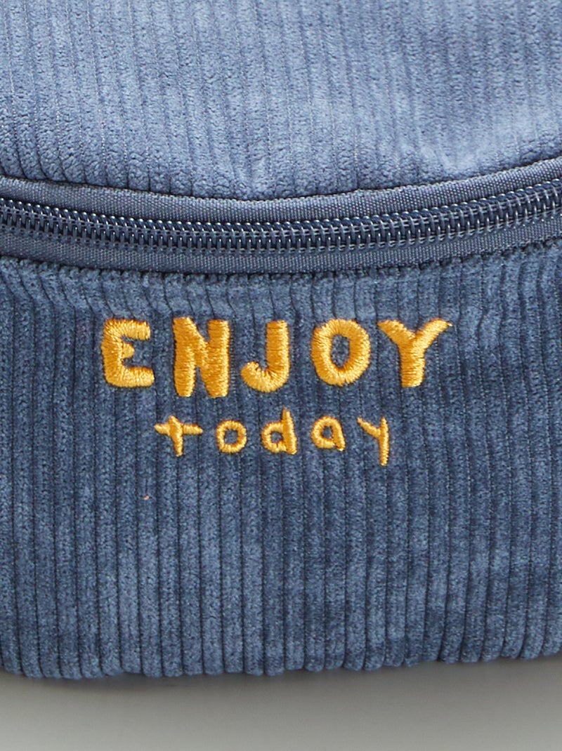 Marsupio in velluto a coste KAKI - Kiabi