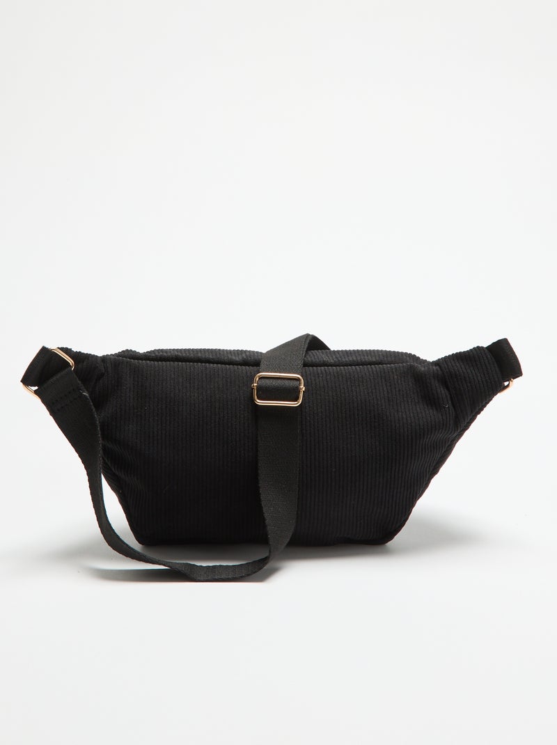 Marsupio in velluto Nero - Kiabi