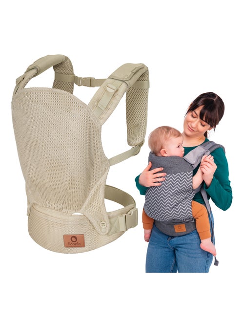 Marsupio LIONELO Margareteet Air - Circolazione dell'aria - 3 posizioni di trasporto - Cappuccio agg - Kiabi