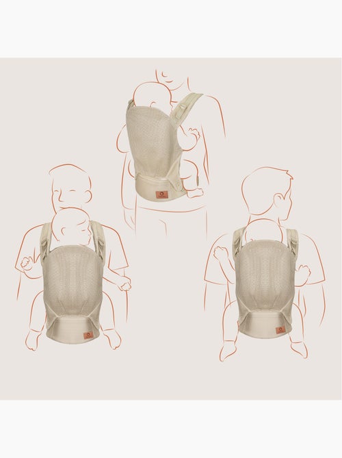 Marsupio LIONELO Margareteet Air - Circolazione dell'aria - 3 posizioni di trasporto - Cappuccio agg - Kiabi