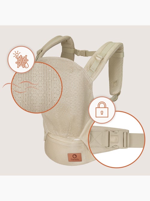 Marsupio LIONELO Margareteet Air - Circolazione dell'aria - 3 posizioni di trasporto - Cappuccio agg - Kiabi