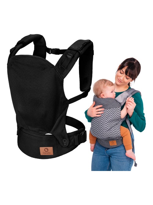 Marsupio LIONELO Margareteet Air - Circolazione dell'aria - 3 posizioni di trasporto - Cappuccio agg - Kiabi