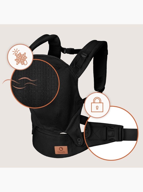 Marsupio LIONELO Margareteet Air - Circolazione dell'aria - 3 posizioni di trasporto - Cappuccio agg - Kiabi