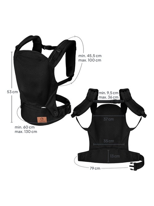 Marsupio LIONELO Margareteet Air - Circolazione dell'aria - 3 posizioni di trasporto - Cappuccio agg - Kiabi