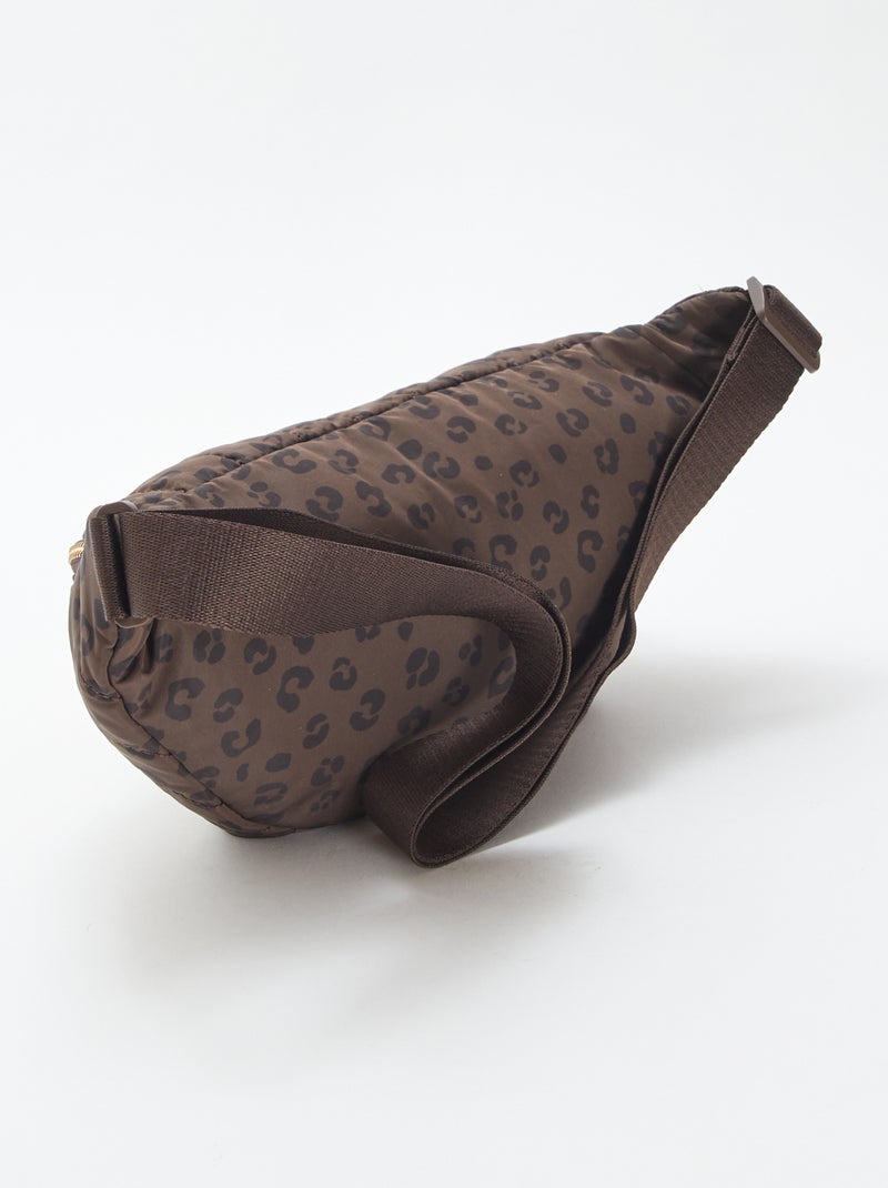Marsupio motivo leopardato Marrone - Kiabi