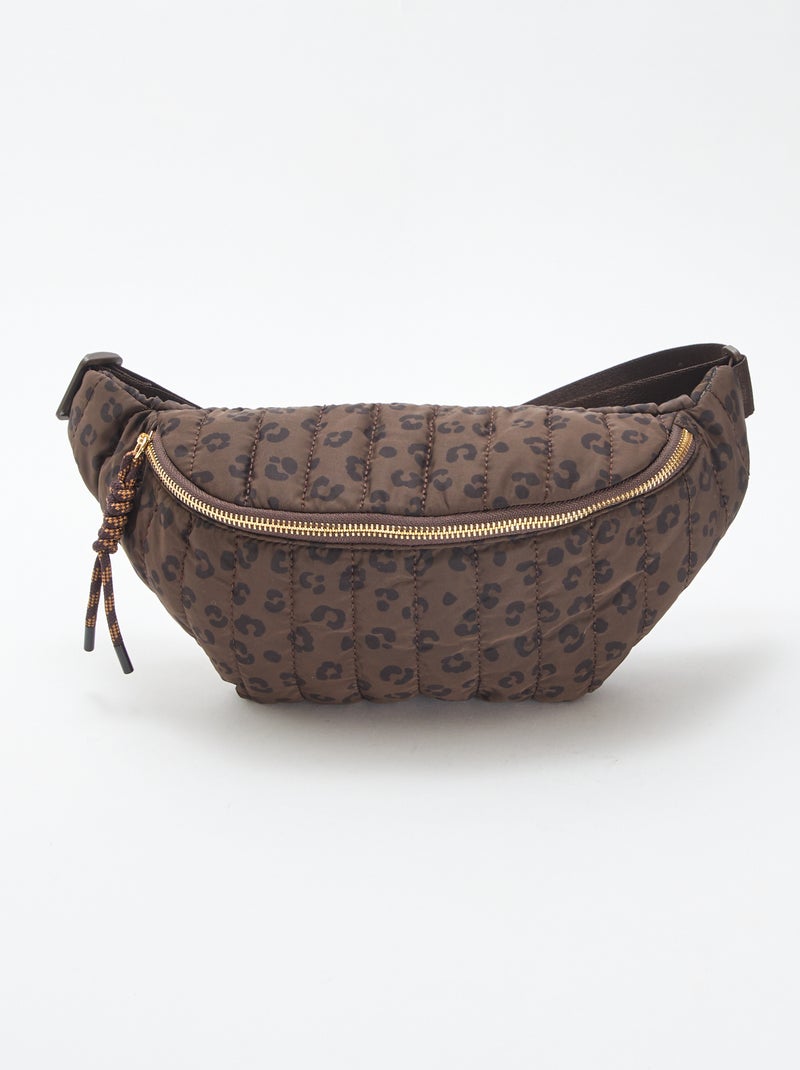 Marsupio motivo leopardato Marrone - Kiabi