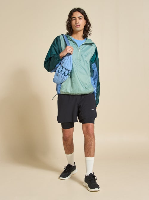 Marsupio sportivo (ekstract) con tasche esterne e interne 15x40 cm - Kiabi