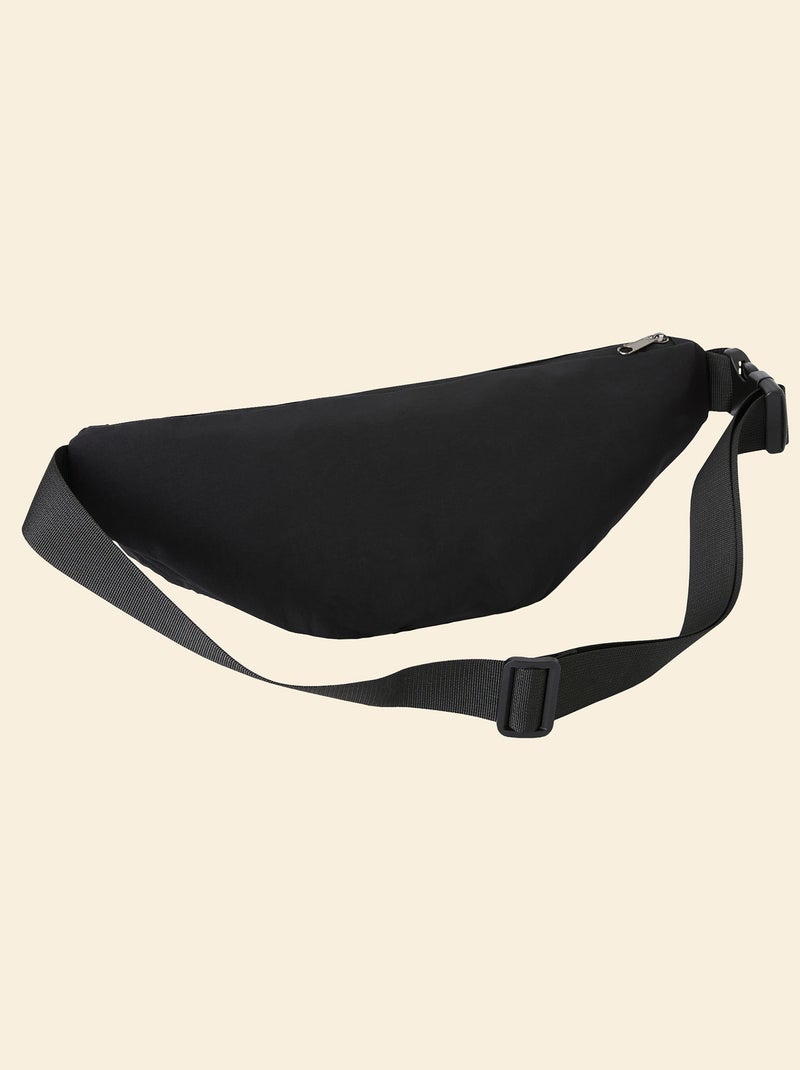 Marsupio sportivo (ekstract) con tasche esterne e interne 15x40 cm Nero - Kiabi