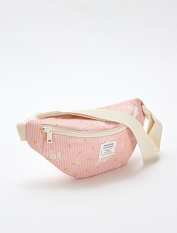 Marsupio stampato all-over floreale in cotone