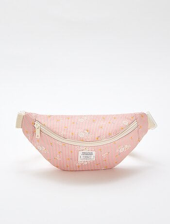 Marsupio stampato all-over floreale in cotone