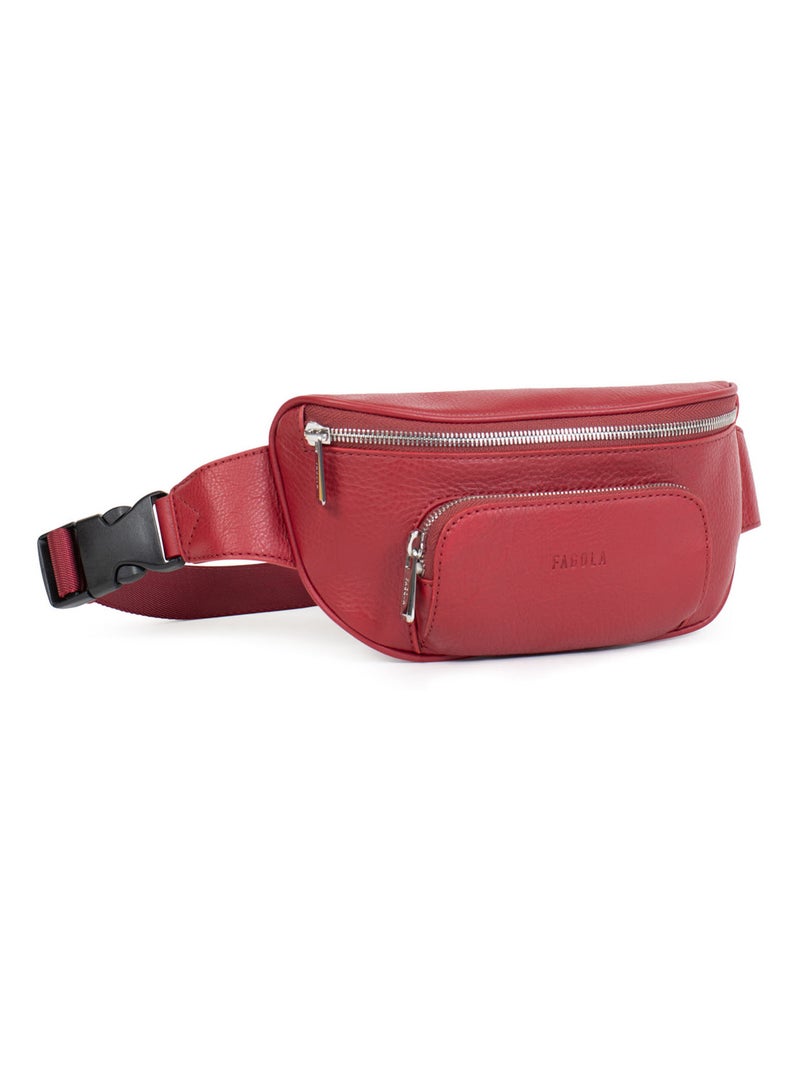 MARTA - Borsa a tracolla - Cuoio Rosso carminio - Kiabi