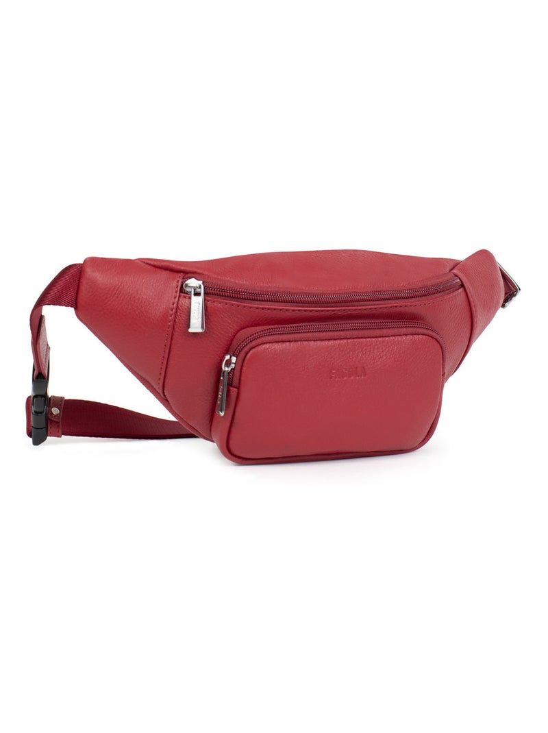 MARTA - Borsa a tracolla - Cuoio Rosso carminio - Kiabi