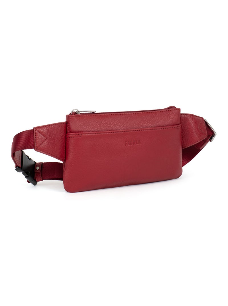 MARTA - Borsa a tracolla - Cuoio Rosso carminio - Kiabi