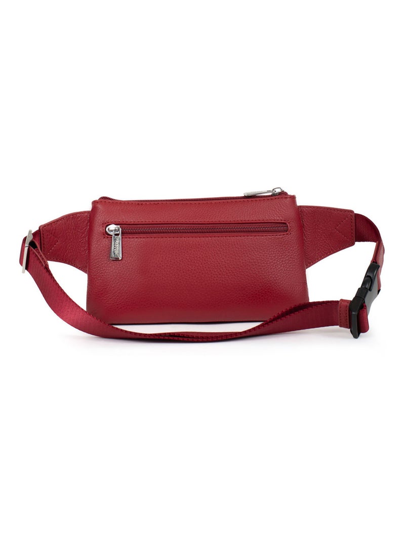 MARTA - Borsa a tracolla - Cuoio Rosso carminio - Kiabi