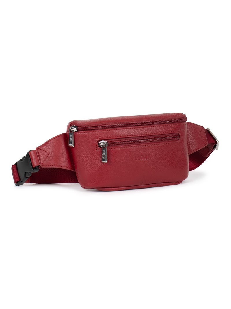 MARTA - Borsa a tracolla - Cuoio Rosso carminio - Kiabi