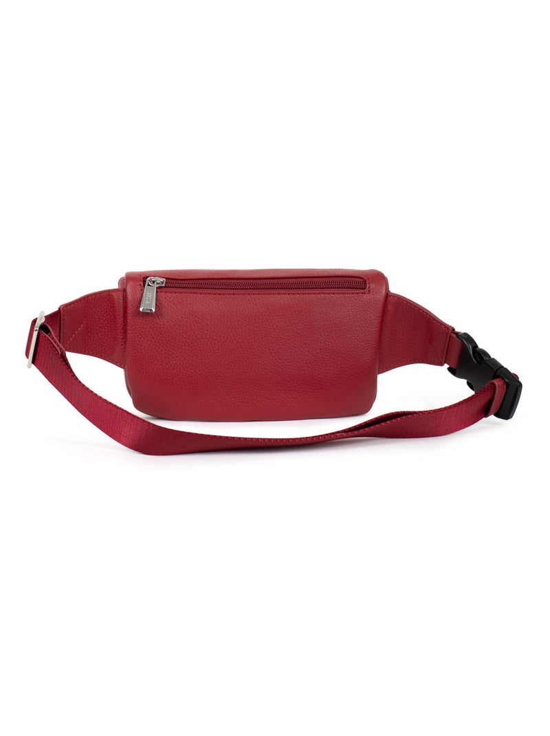 MARTA - Borsa a tracolla - Cuoio Rosso carminio - Kiabi