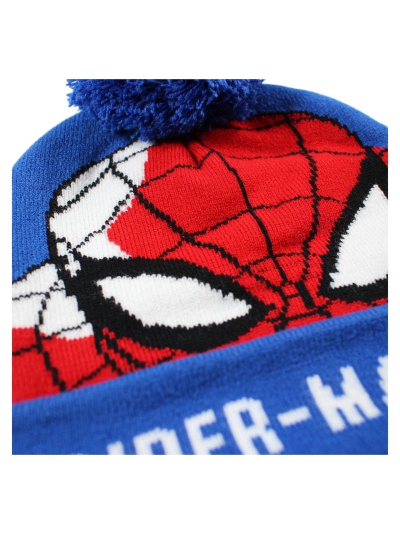 Marvel - Cappello con pon pon bambino Blu - Kiabi