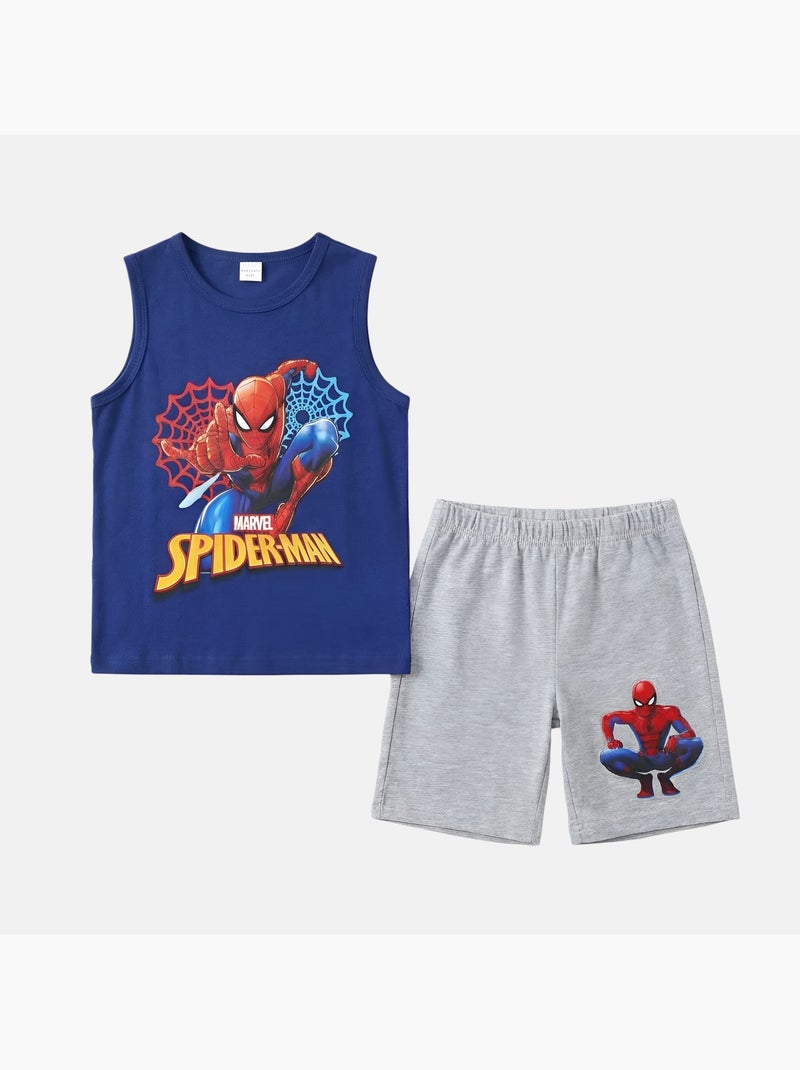 Marvel - Completo bambino canotta e pantaloncini Grigio - Kiabi