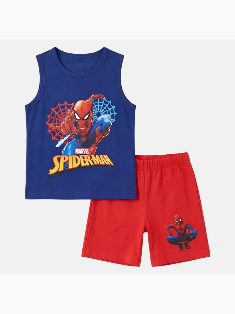 Marvel - Completo bambino canotta e pantaloncini Rosso - Kiabi