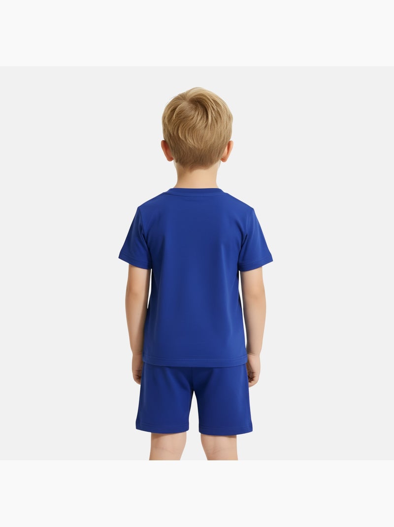 Marvel - Completo bambino maglietta a maniche corte e pantaloncini Blu - Kiabi