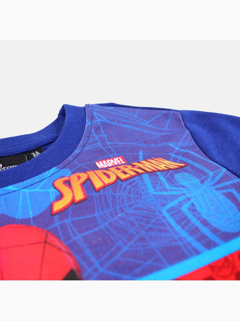 Marvel - Completo bambino maglietta a maniche corte e pantaloncini Blu - Kiabi