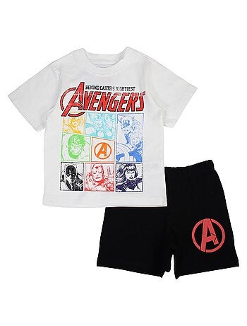 Marvel - Completo maglietta e short Avengers bambino