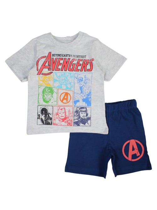 Marvel - Completo maglietta e short Avengers bambino - Kiabi