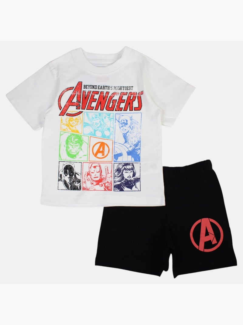 Marvel - Completo maglietta e short bambino Bianco - Kiabi
