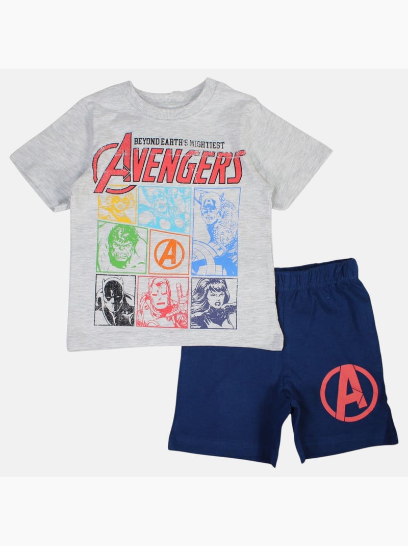 Marvel - Completo maglietta e short bambino Grigio - Kiabi