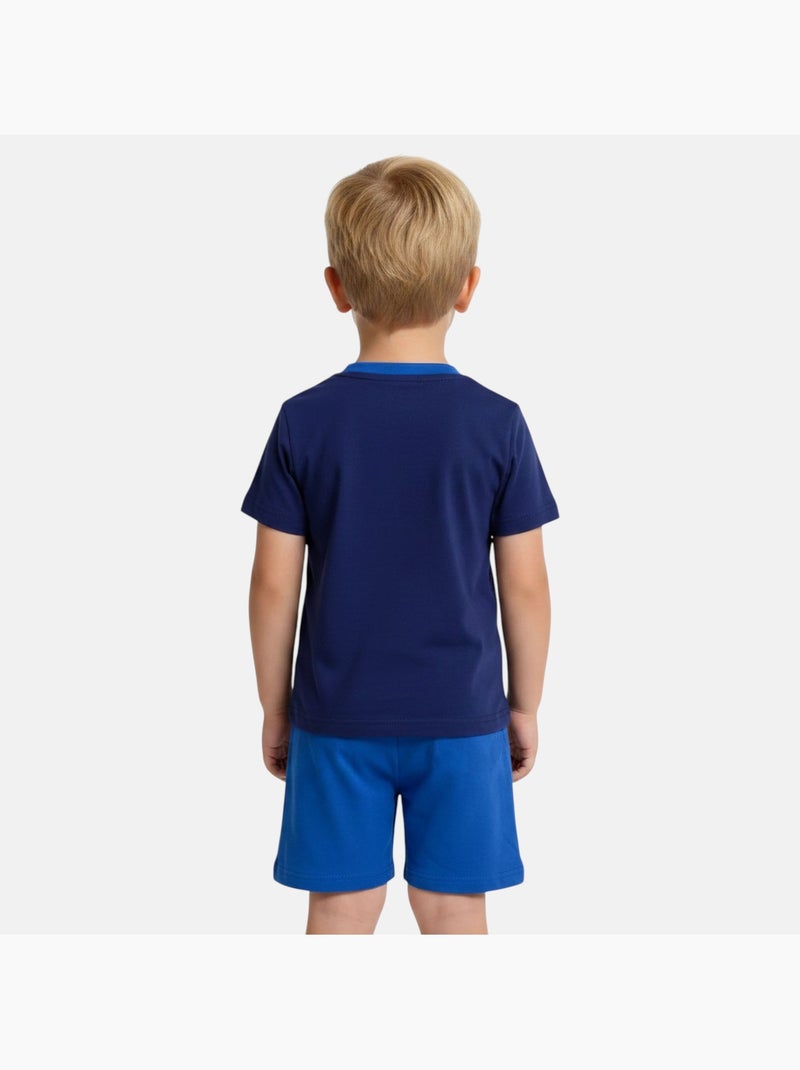 Marvel - Completo maglietta e short Blu marino - Kiabi