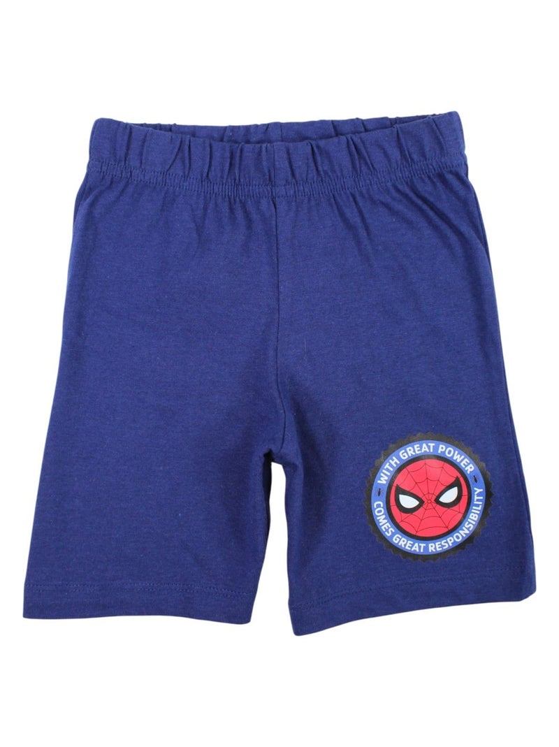 Marvel - Completo maglietta e short Blu marino - Kiabi