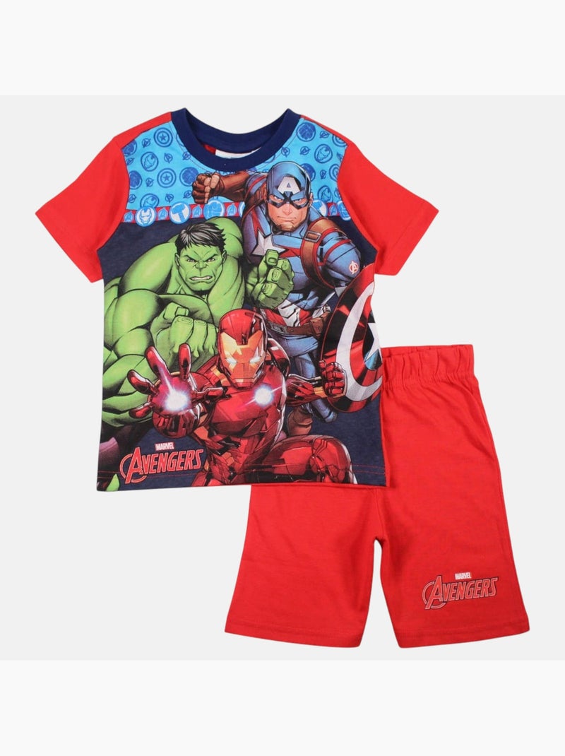 Marvel - Completo maglietta e short Rosso - Kiabi
