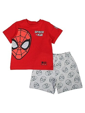 Marvel - Completo maglietta e short Spiderman bambino