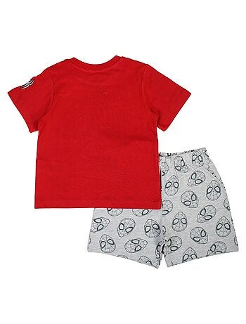 Marvel - Completo maglietta e short Spiderman bambino