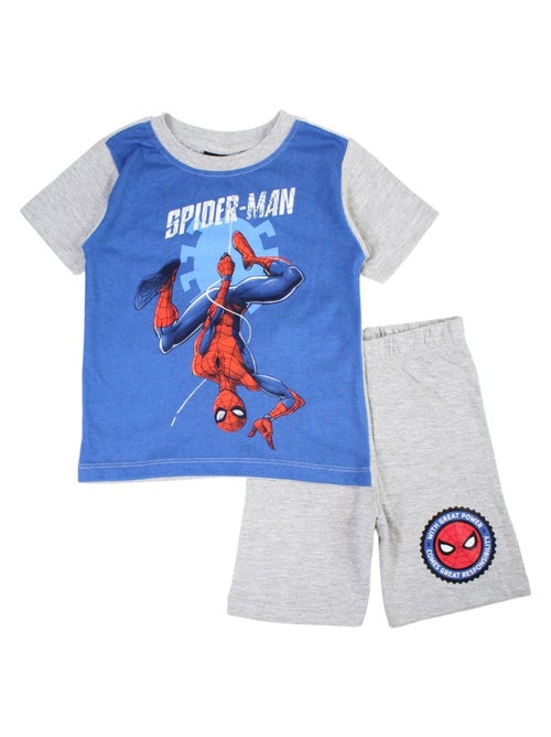 Marvel - Completo maglietta e short Spiderman - Kiabi