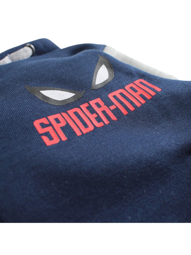 Marvel - Felpa con cappuccio da bambino Blu marino - Kiabi