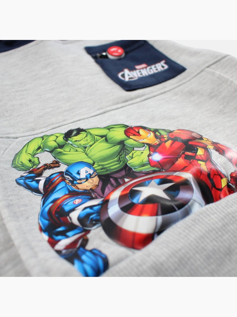Marvel - Felpa con cappuccio da bambino Grigio - Kiabi