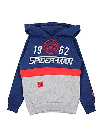 Marvel - Felpa con cappuccio da bambino Spiderman