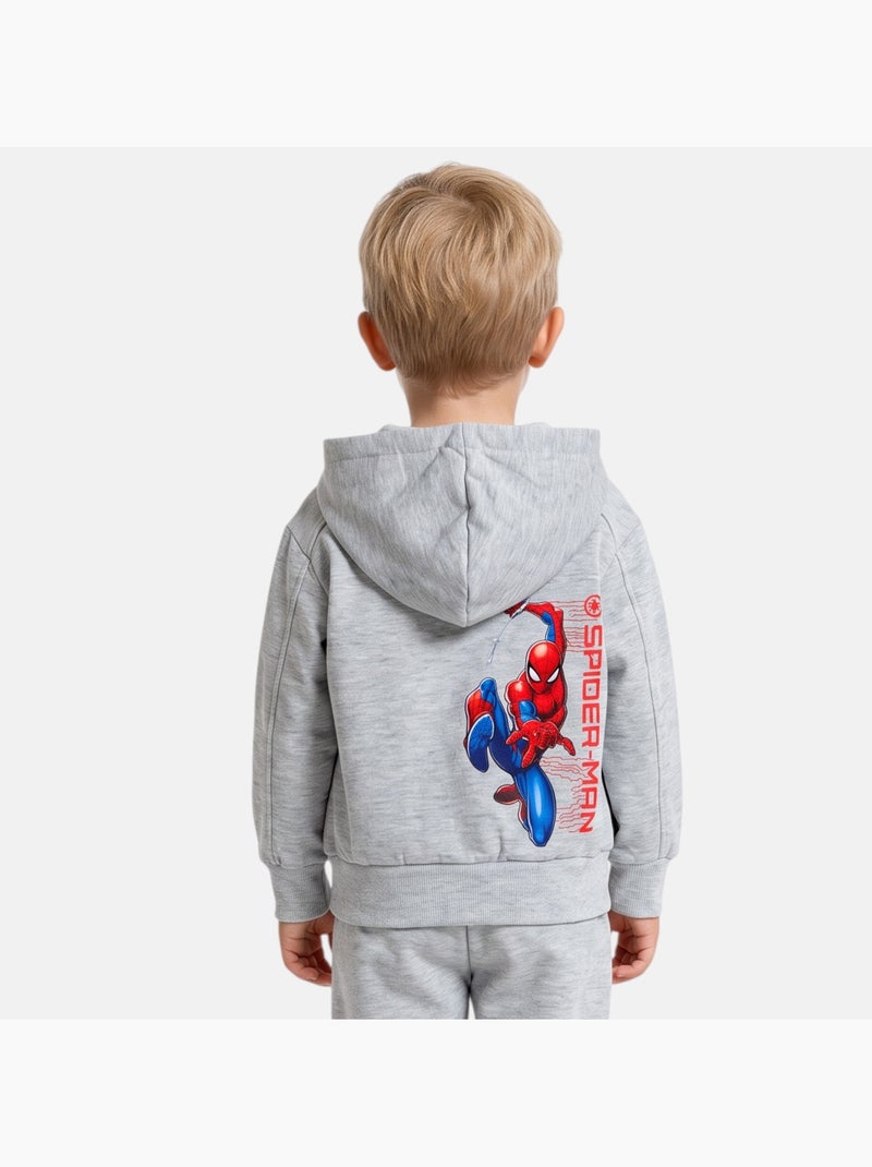 Marvel - felpa con cappuccio spider man bambino Grigio - Kiabi