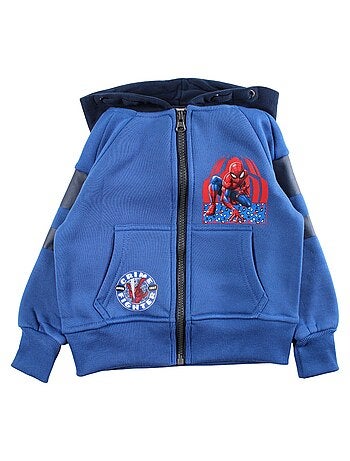 Marvel - Felpa con cappuccio Spiderman da bambino