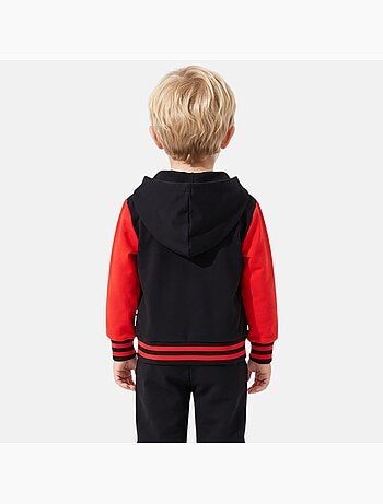 Marvel - giacca college con cappuccio spider man bambino