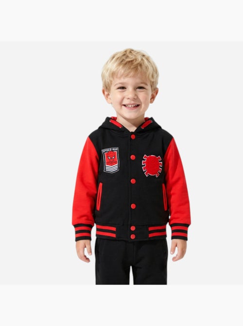 Marvel - giacca college con cappuccio spider man bambino - Kiabi