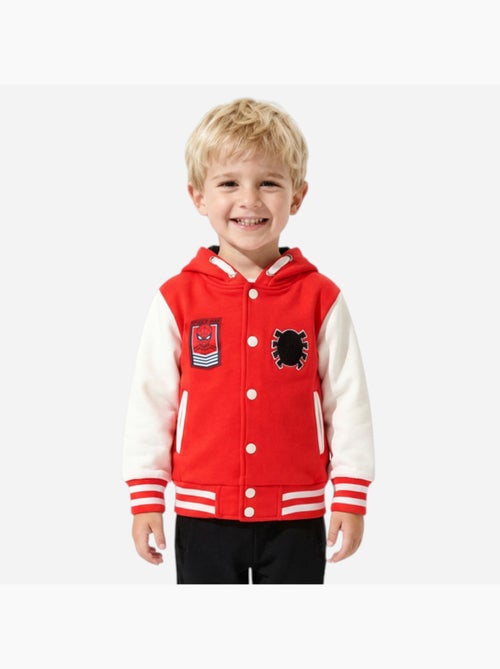 Marvel - giacca college con cappuccio spider man bambino - Kiabi Marvel - giacca college con cappuccio spider man bambino - Kiabi