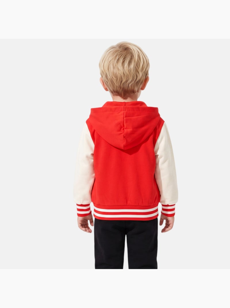 Marvel - giacca college con cappuccio spider man bambino Rosso - Kiabi